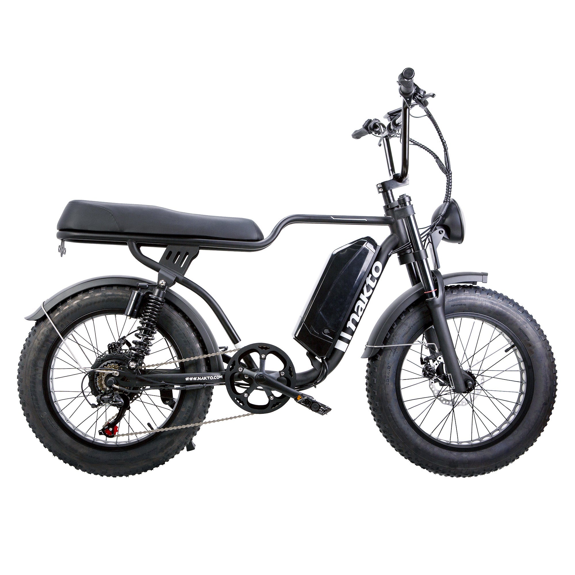 Nakto F2 Fat Tire Electric Bike - Top Speed 28mph