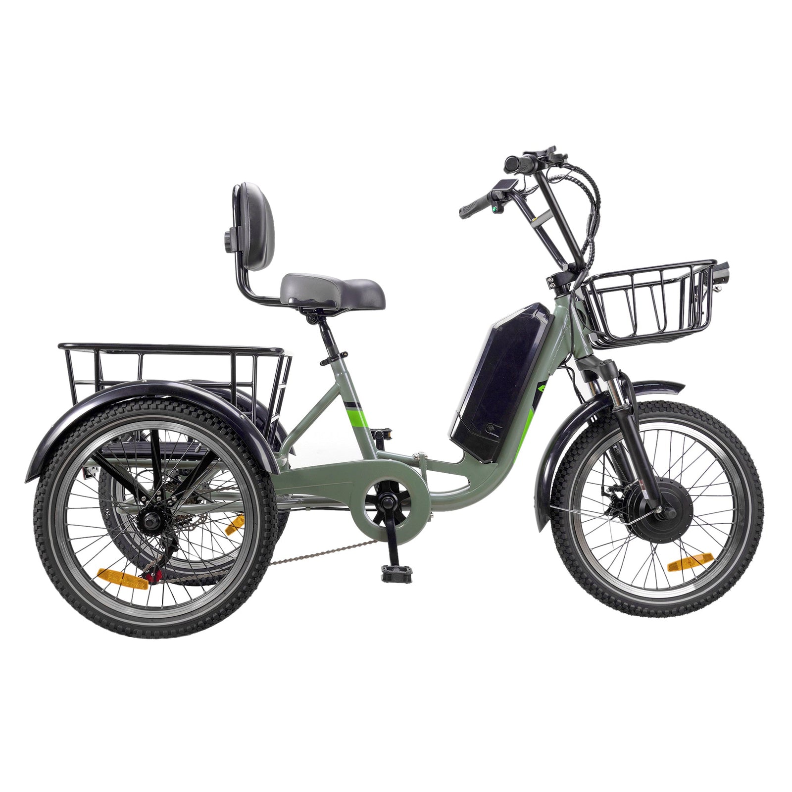 Nakto Electric Trike S02 - Top Speed 28mph