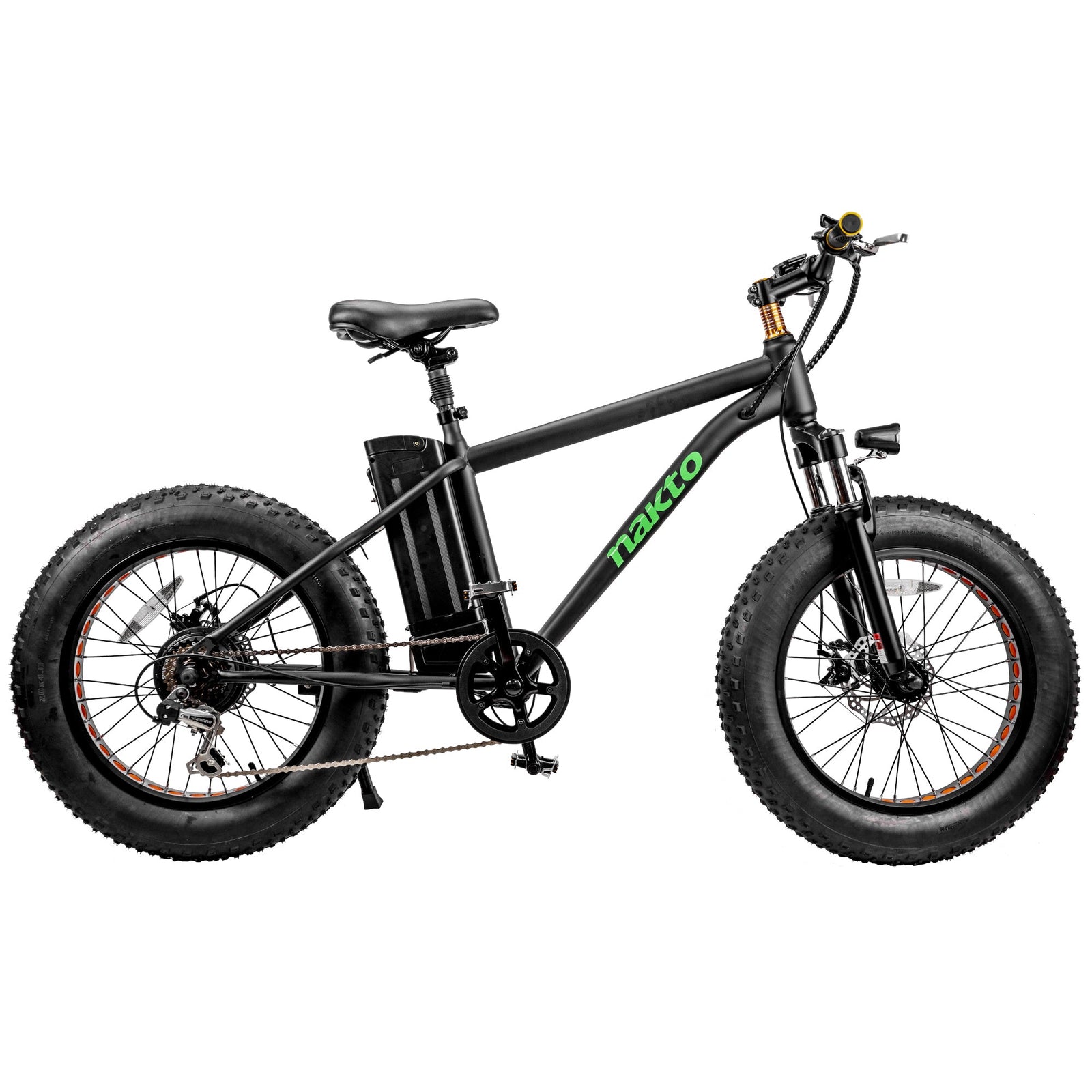 Nakto Mini Cruiser 2 Fat Tire Electric Bike - Top Speed 25mph