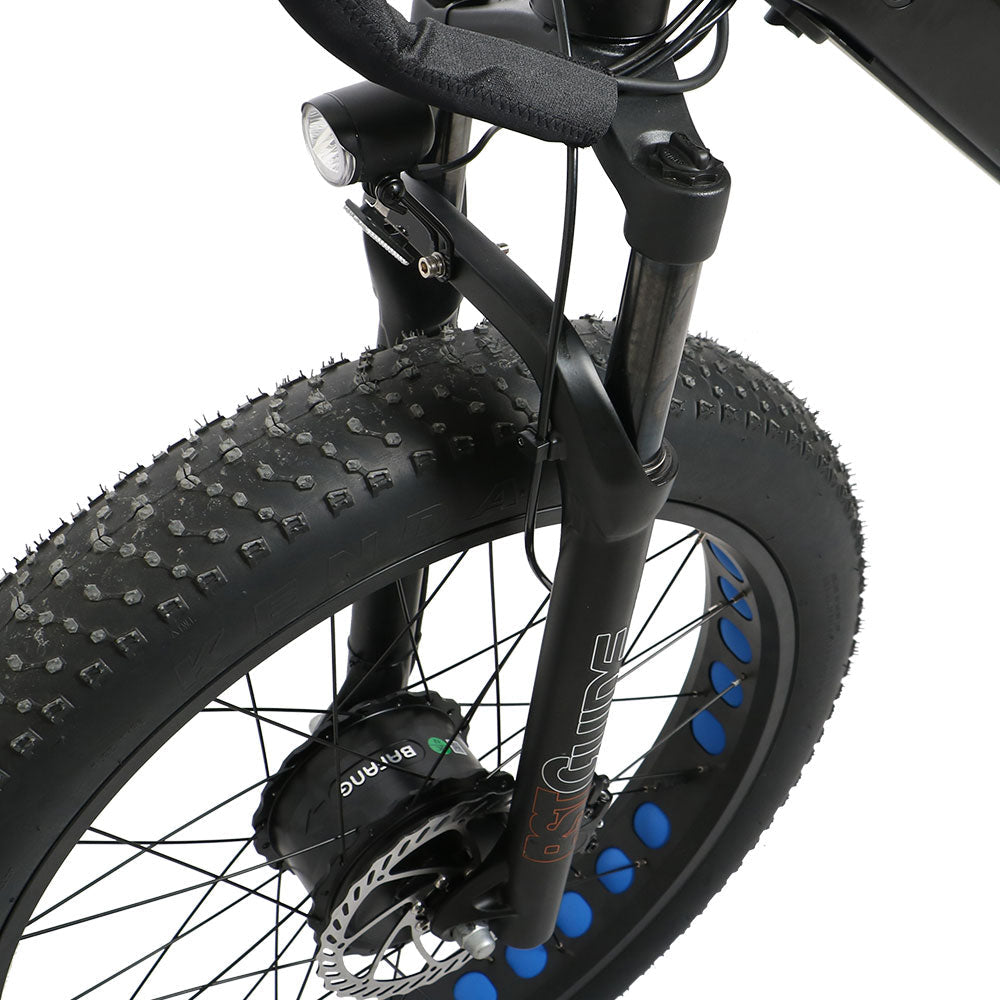 Eunorau Defender-S AWD Fat Tire Dual Suspension Electric Mountain Bike