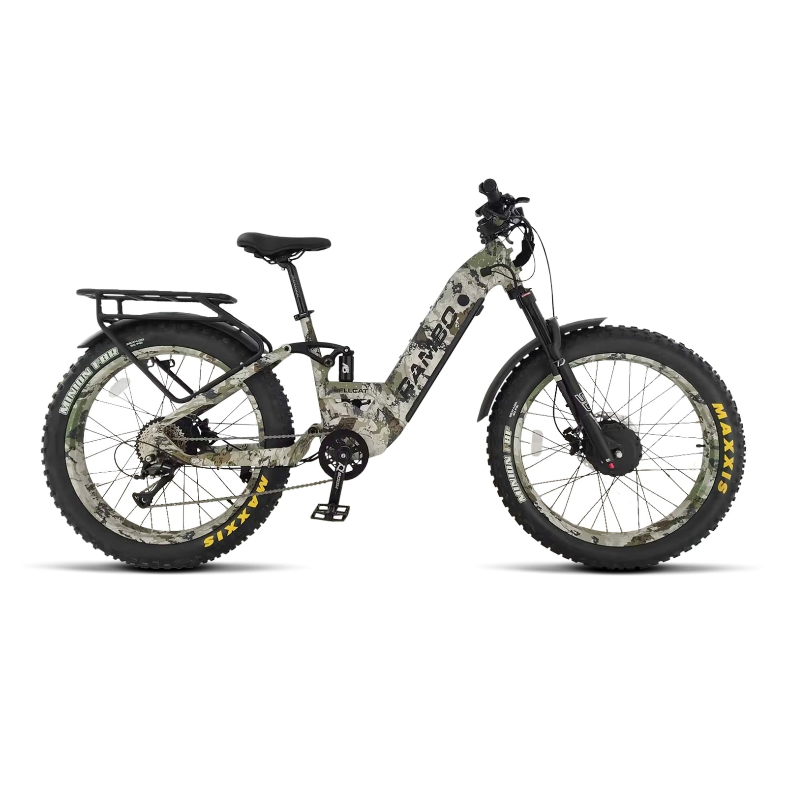 Rambo Hellcat FS All-Wheel Drive Electric Bike - Top Speed 32mph